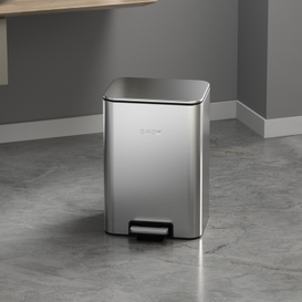 Good Quality 6/9/12/15/20lL Diaper Bin Kitchen Bathroom Commercial Hotel Pedal Stainless Steel soft colseTrash bin