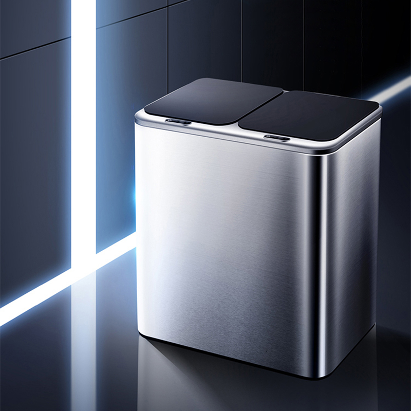 Hot sales Classical hits Sensor trash trash can intelligent smart waste bin soft close Bin Induction Stainless Steel trash can