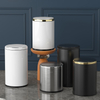 Hot Smart Sensor Trash Can Touchless Automatic Pet-Proof Water-Proof Waste basket for Bedroom silent stainless steel trash can