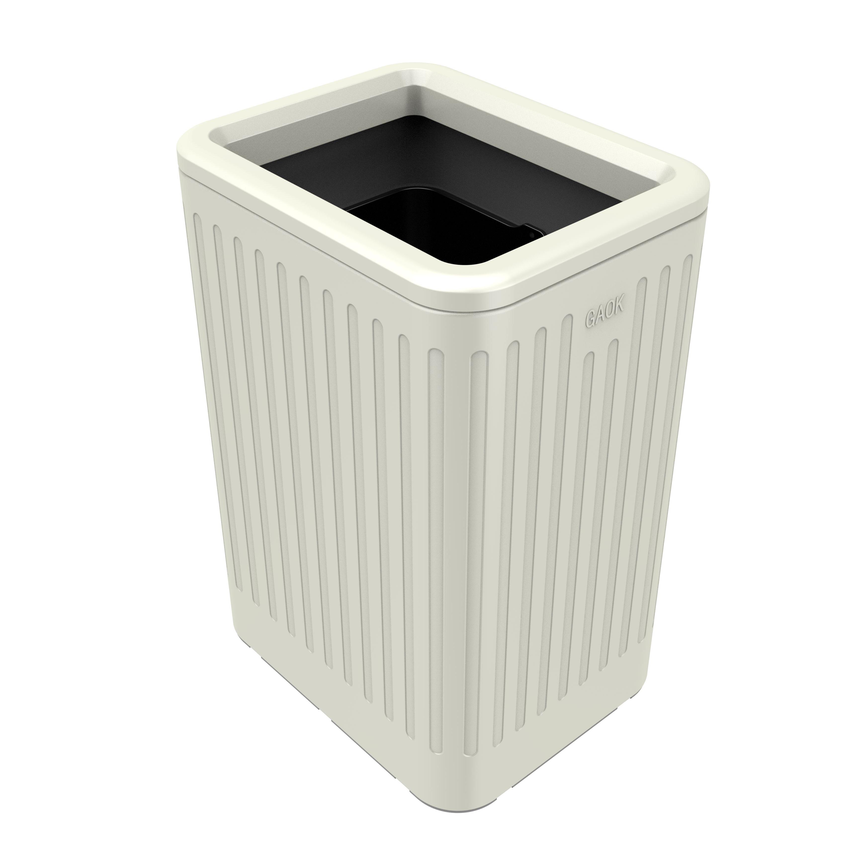 garbage bin for wholesales vacuum formed trash can/trash made in China metal press type garbage can stainless steel trash can