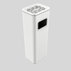 stainless steel trash can Ashtray Commercial Hall Hotel Corridor Smoke Extinguishing Elevator Mouth Ashtray Vertical Indoor 灭烟款8808-20L