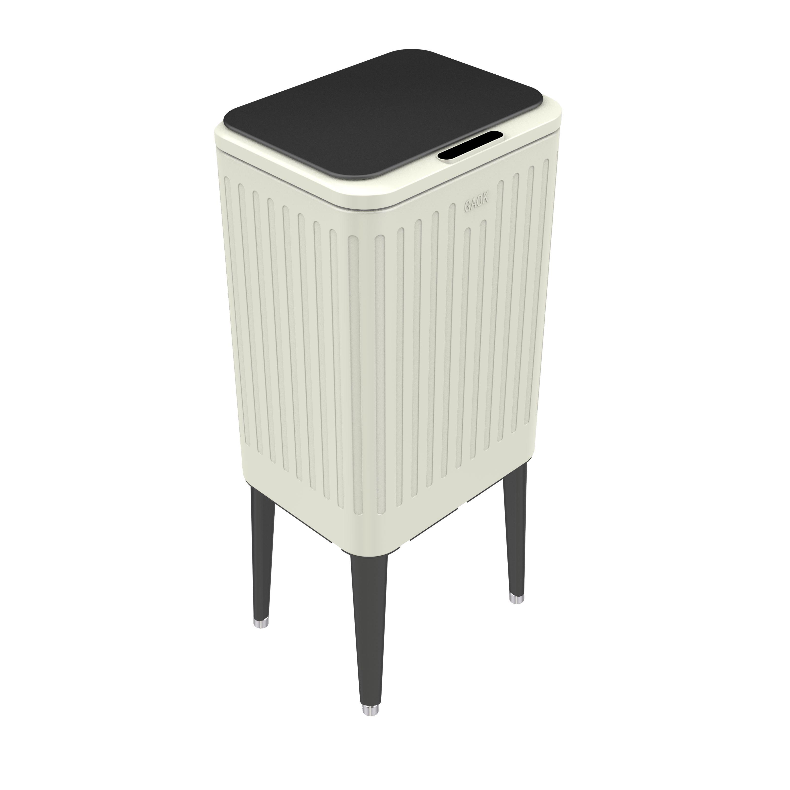 6/9/12L automatic garbage rubbish waste bin sensor dustbin smart stainless steel trash can