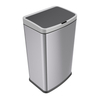 2024 New design CE Certificate automatic sensor Compartment Touchless Recycle Bin indoor handmade Stainless Steel trash can