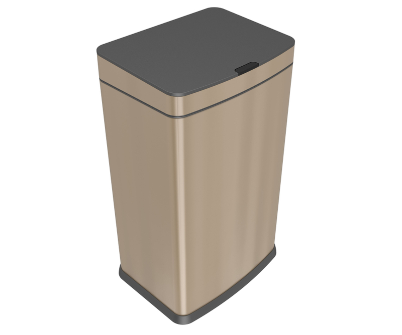 Factory price 15L New Rectangular Stainless Steel Smart Bin Auto Sensor Garbage Recycle Household Office kitchen dustbin