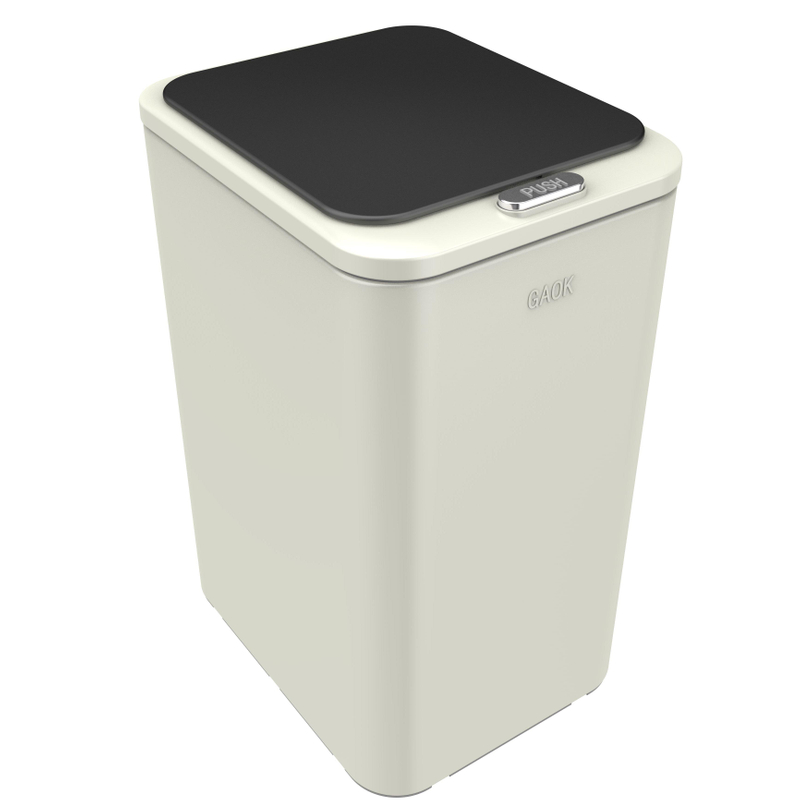 6/9/12/15/20L garbage bin for wholesales vacuum formed made in China metal press type garbage can stainless steel trash can