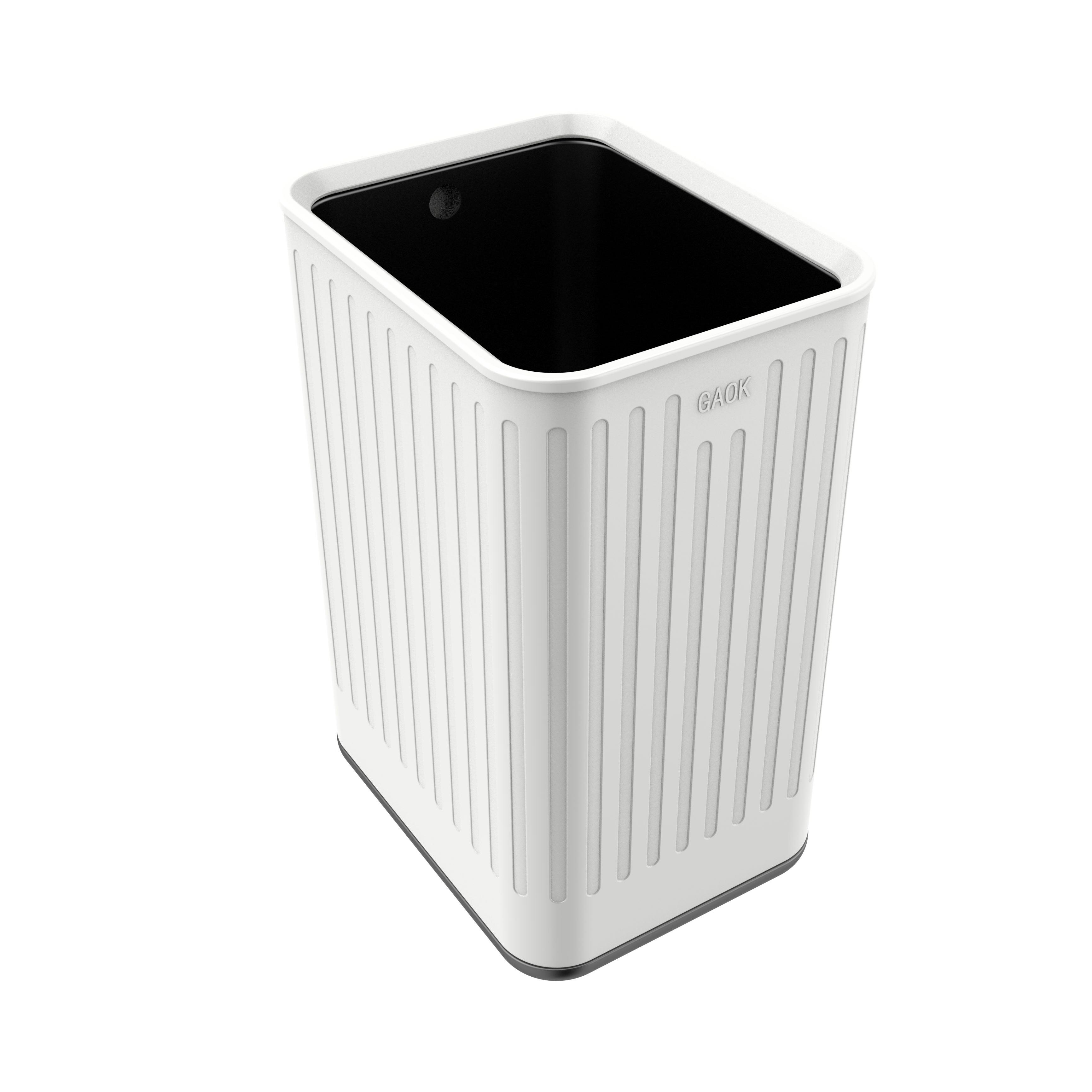 11L/13L garbage bin for wholesales vacuum formed trash can/trash made in China metal press type stainless steel trash can