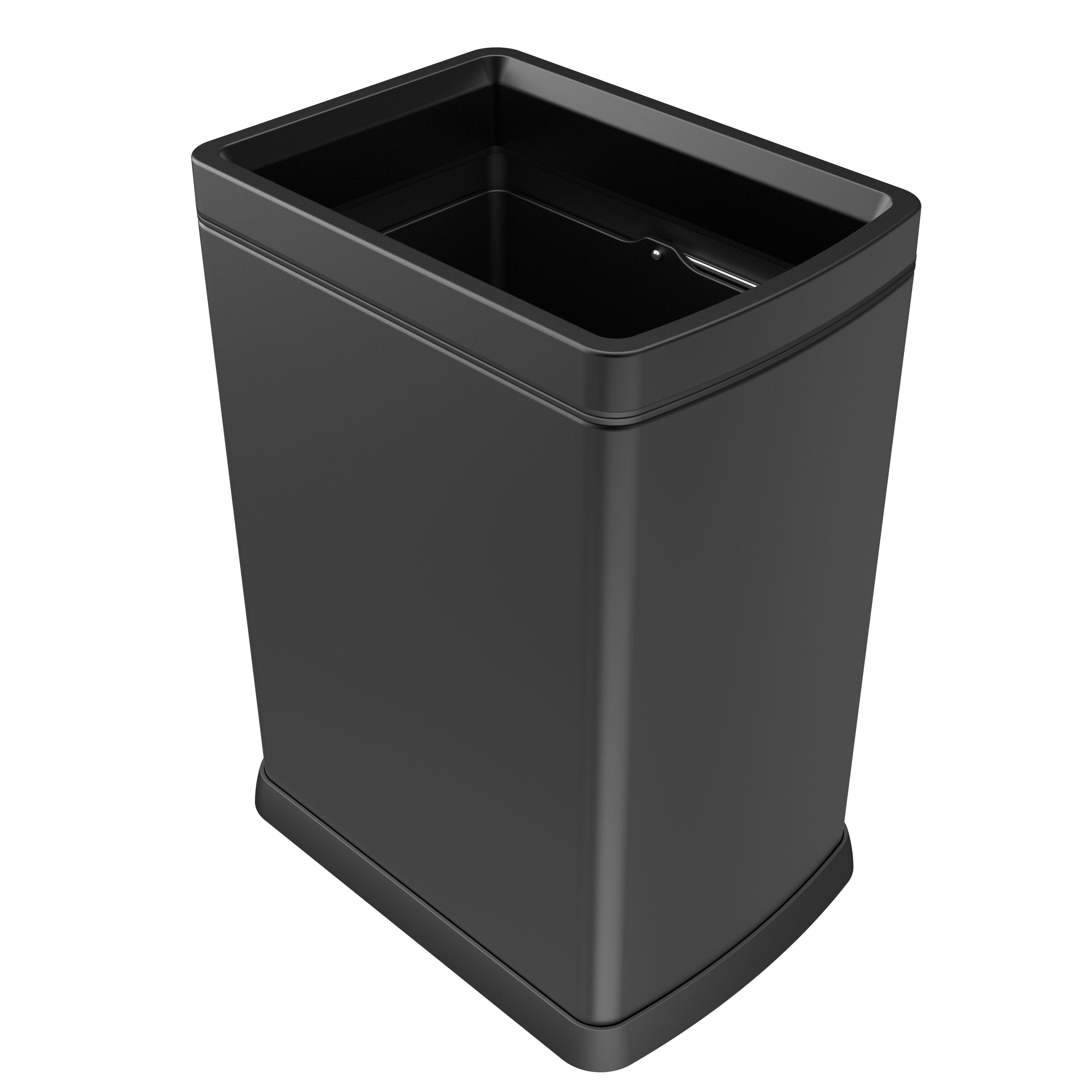 Dirty clothes basket without cover commercial waste bin Bathroom trash can Anti- Fingerfprint stainless steel trash can