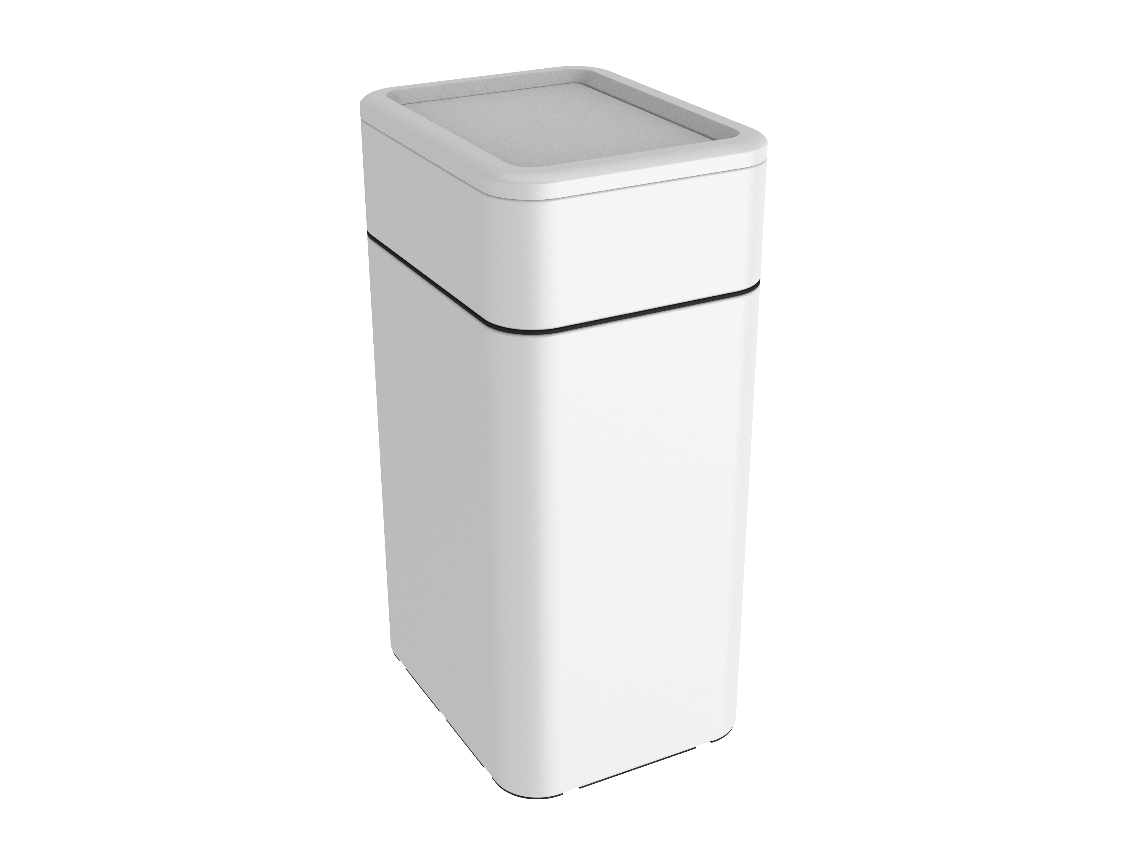 Chinese factory 9L stainless steel trash can Shake the lid recycling bin/ trash cans of iron made in China garbage can 9909