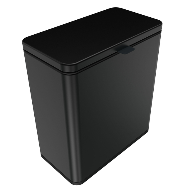 Hot sales high-quality stainless steel trash can 3L 6L For Kitchen Cabinet Door desktop trash can with lid mounted garbage can