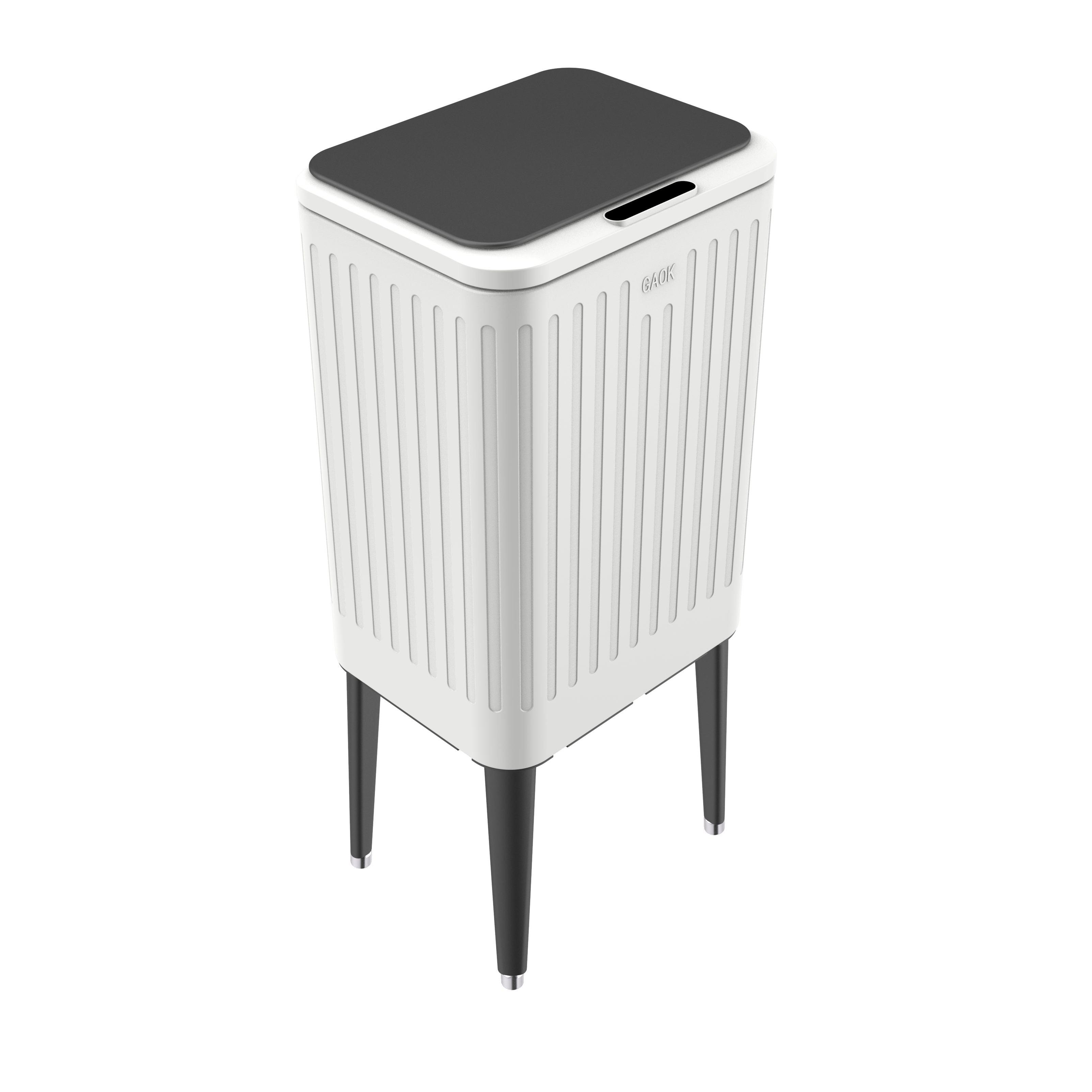 6/9/12L automatic garbage rubbish waste bin sensor dustbin smart stainless steel trash can