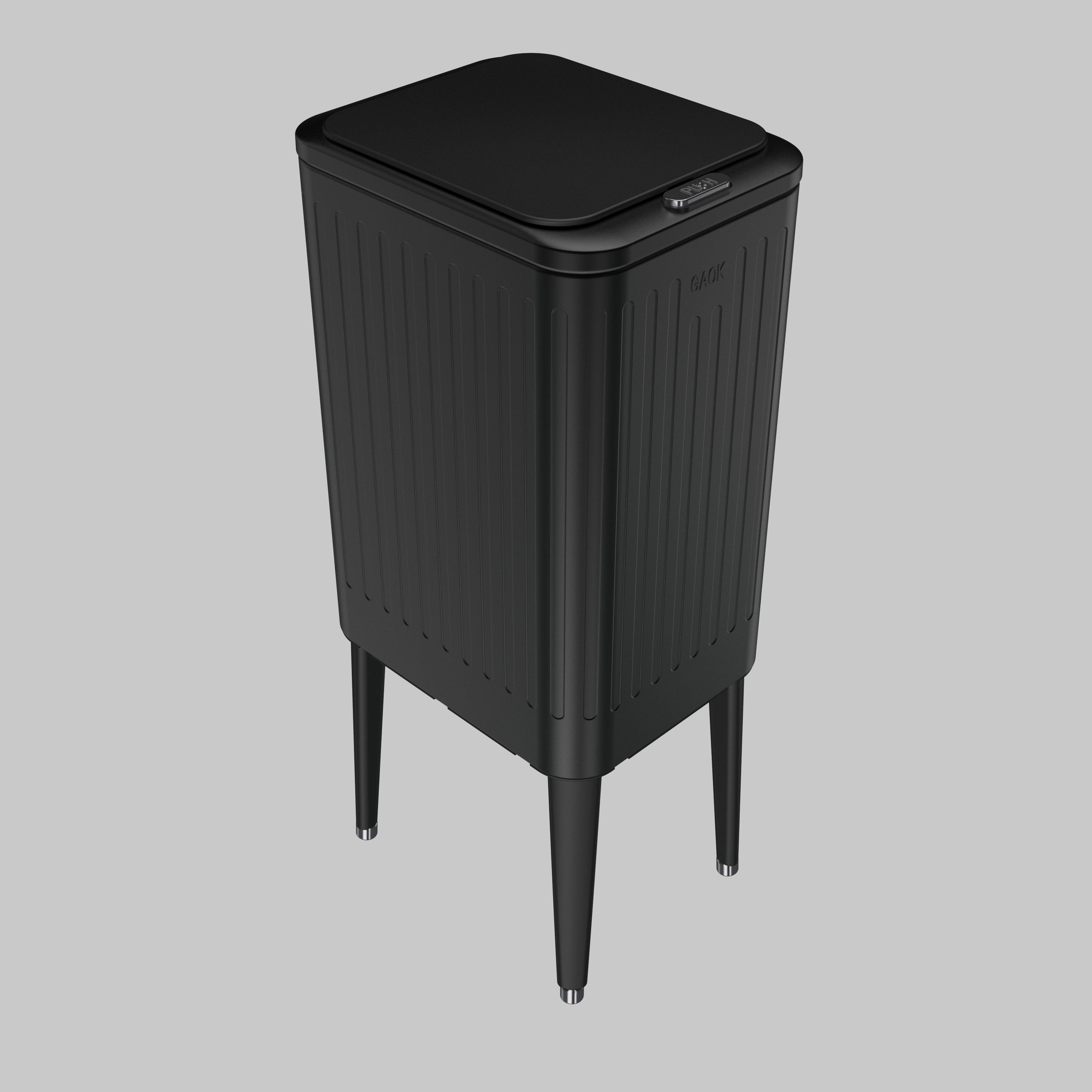 garbage bin for wholesales vacuum formed trash can/trash made in China metal press type garbage can stainless steel trash can