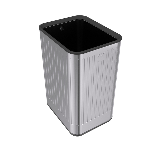11L/13L garbage bin for wholesales vacuum formed trash can/trash made in China metal press type stainless steel trash can