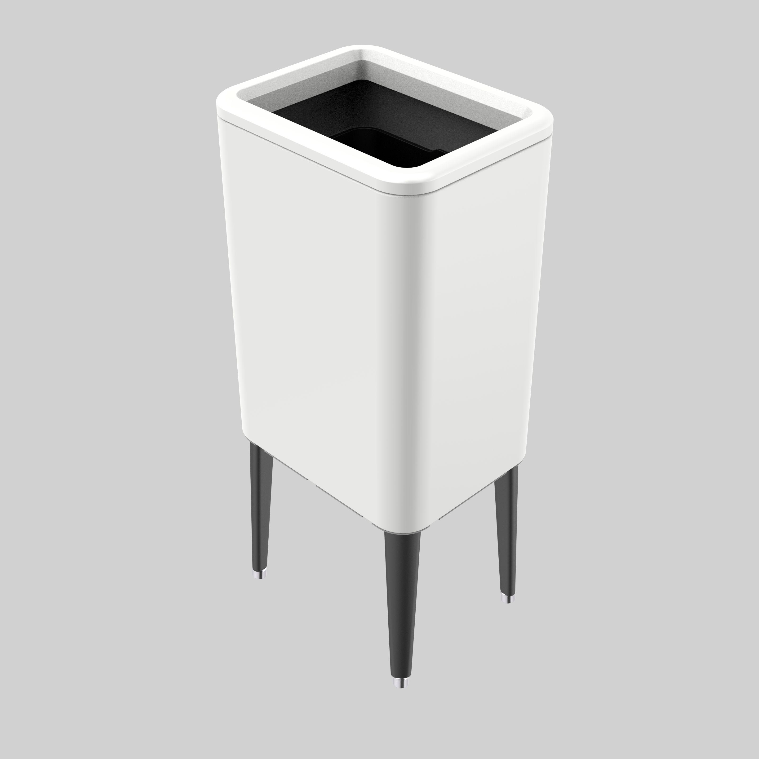 garbage bin for wholesales vacuum formed trash can/trash made in China metal press type garbage can