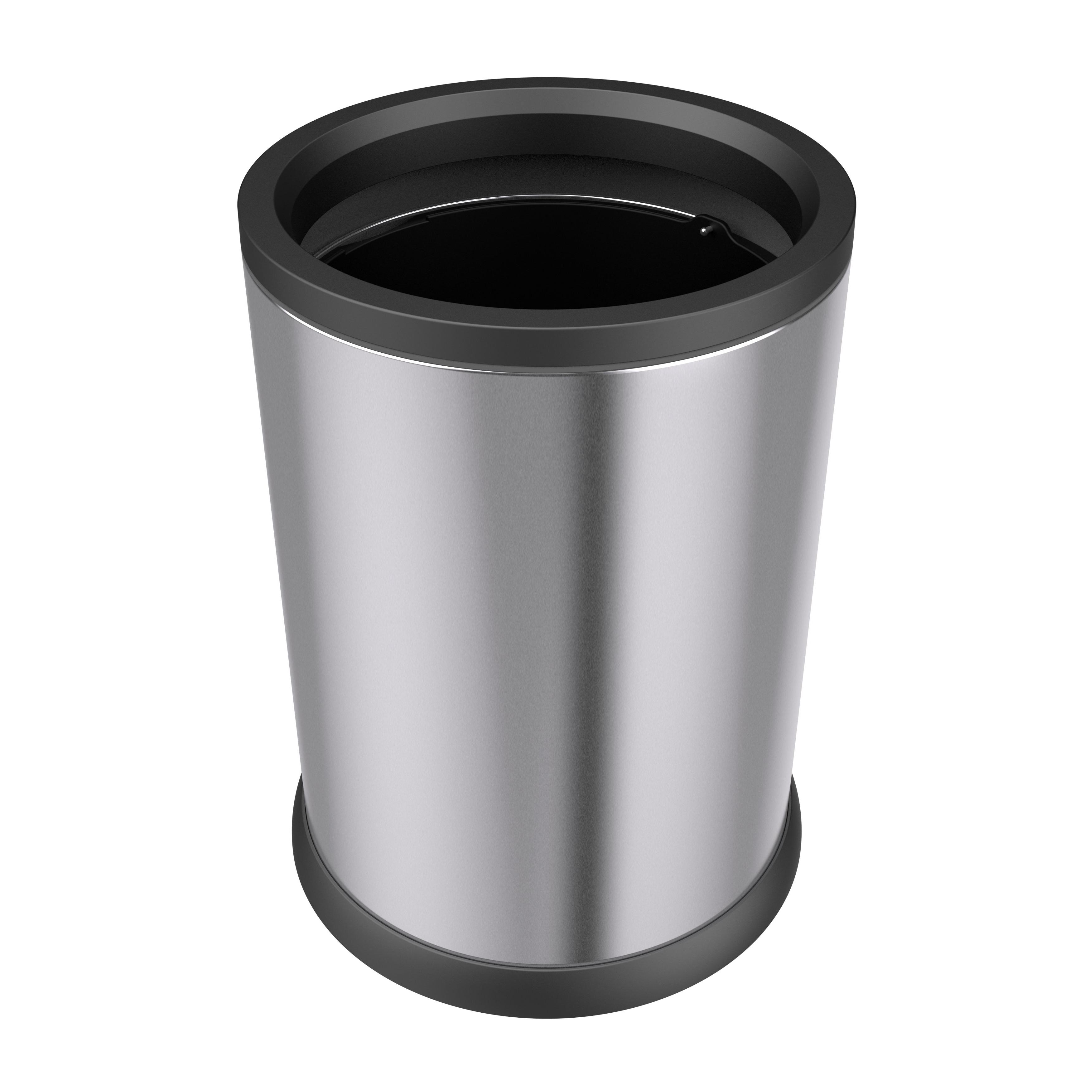 wholesale Standard size indoor stainless steel trash can receptacles/Organizing CE-certified industrial waste 12 litter bins