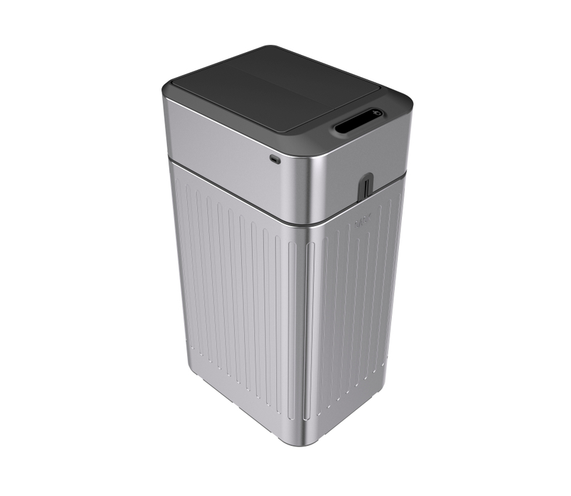 Automatic Sensor Trash Can center open Smart Dustbin Trash Bin double open stainless steel trash can 6609Y
