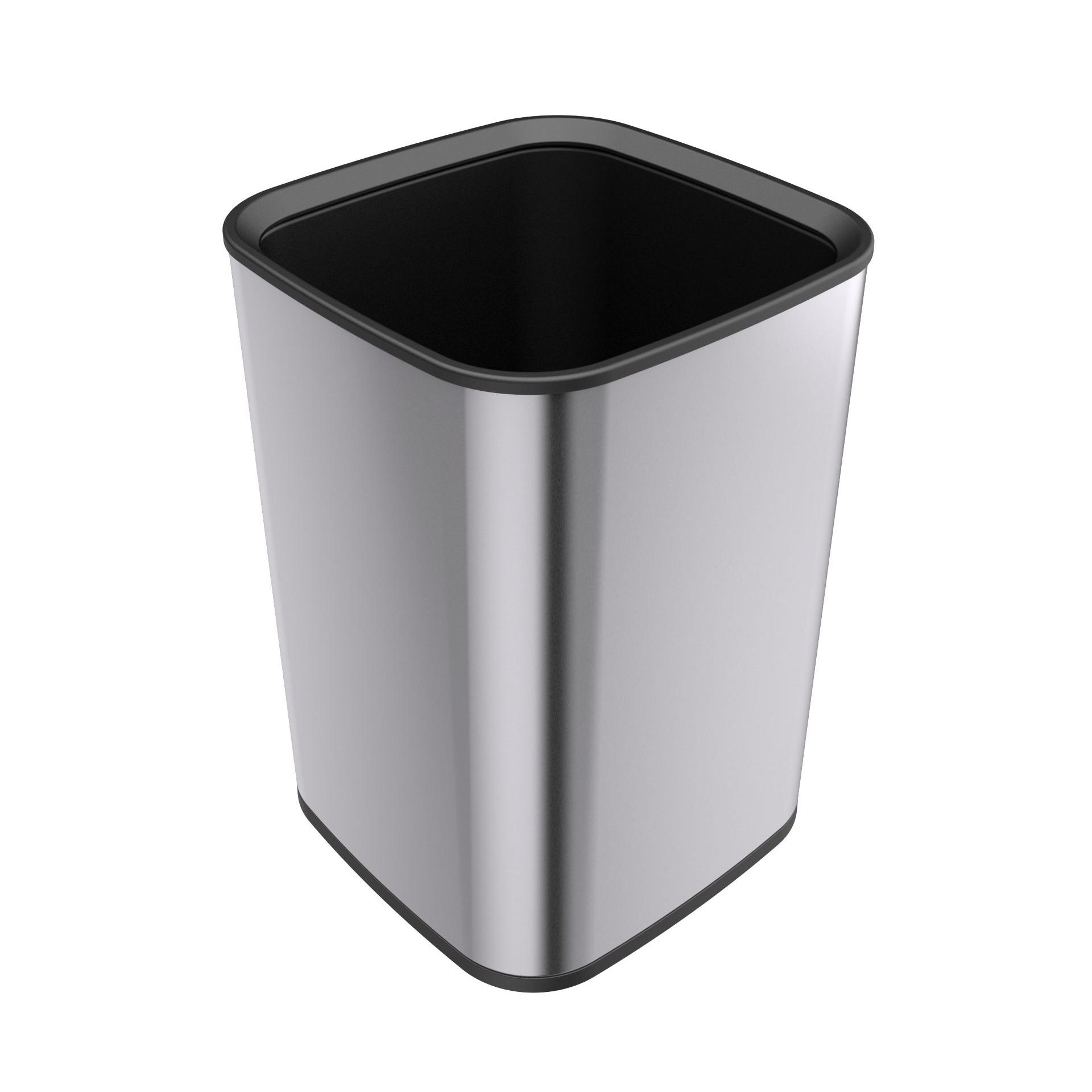 Factory direct sales of small capacity uncovered trash cans, desk office desks, trash cans stainless steel trash can