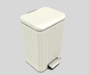LUXURY 9/12L Factory direct sales foot operated Easy-Close Lid Removable Liner - Narrow Wastebasket stainless steel trash can