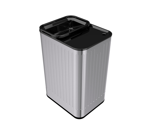 Factory direct sales of small capacity uncovered trash cans, desk office desks, trash cans stainless steel trash can