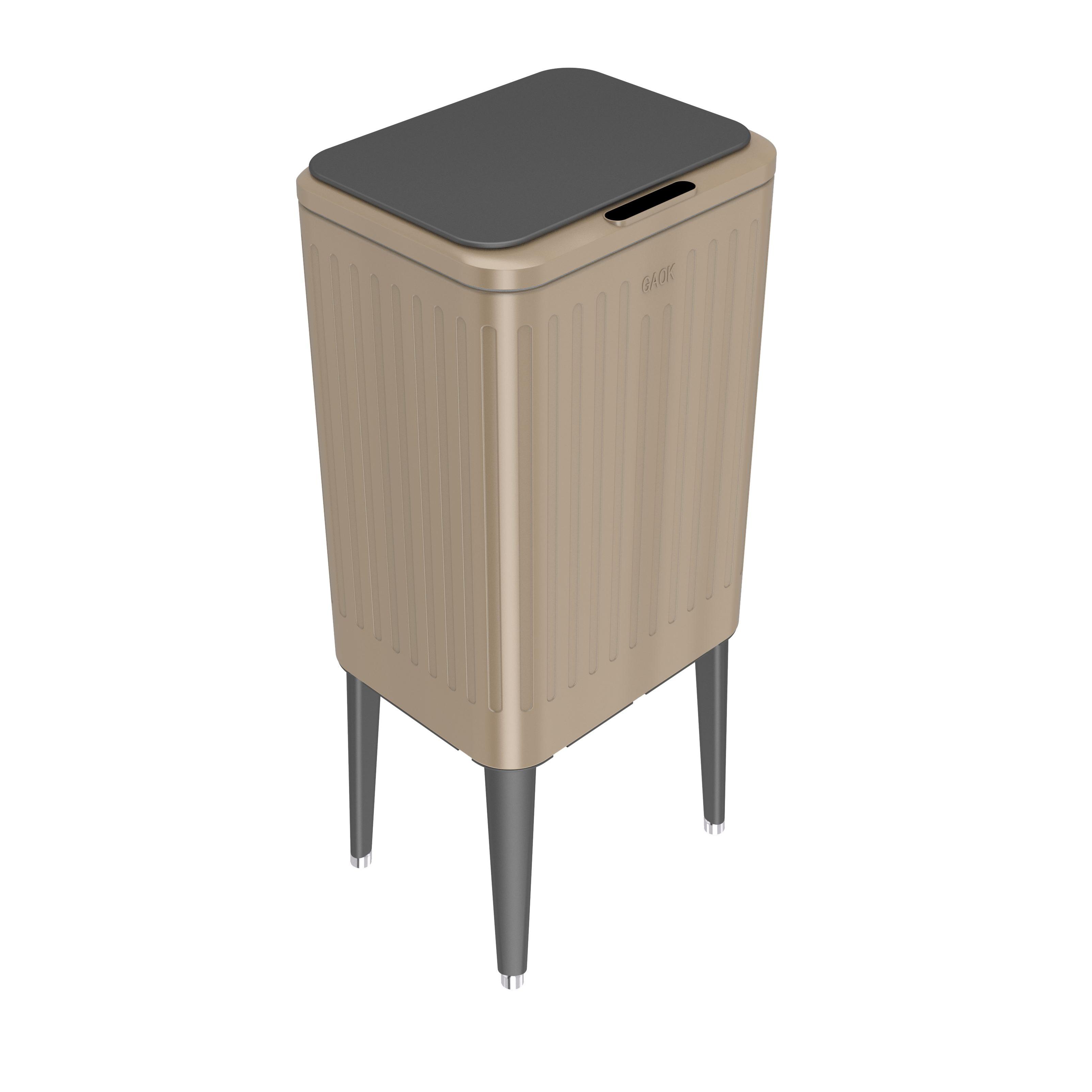 6/9/12L automatic garbage rubbish waste bin sensor dustbin smart stainless steel trash can