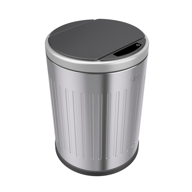 Luxury High Quality Mini Commercial Induction Small Car Box Automatic Trash Can Dustbin waste bins stainless steel trash can