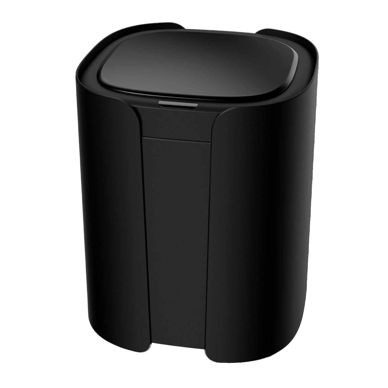 2024 Newest Automatic Trash Can with Lid Bathroom Touchless 10L Smart Motion plastic Sensor Trash Can