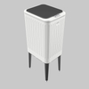 garbage bin for wholesales vacuum formed trash can/trash made in China metal press type garbage can stainless steel trash can
