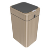 11L/15L/19L bin CE certificate waste bin/Wholesale commercial food advertising machine bullet bucket open lid stainless steel trash can
