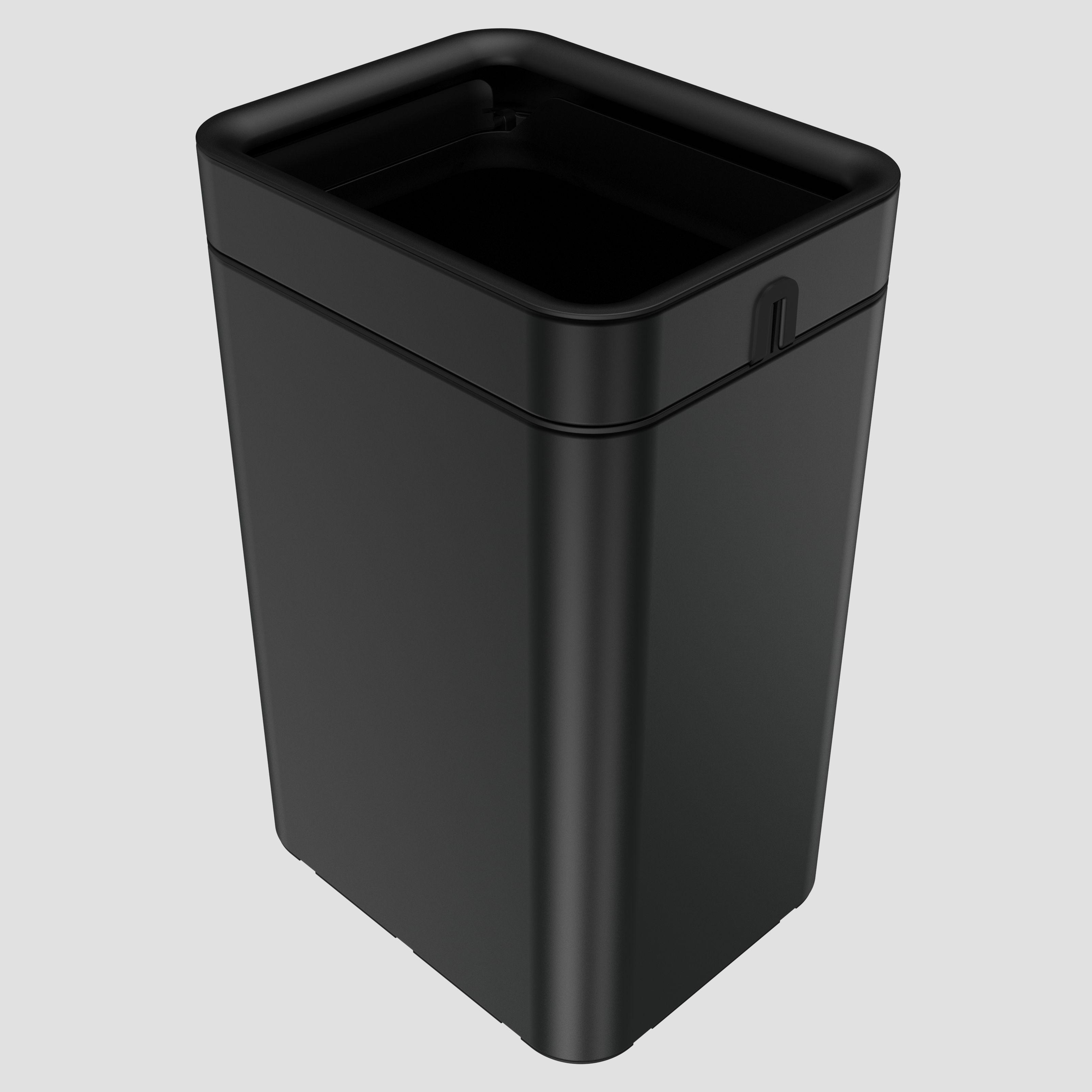 11/15/19L Lidless Luxury Garbage Bin Kitchen Garbage Adult Tissue Garbage Bin stainless steel trash can