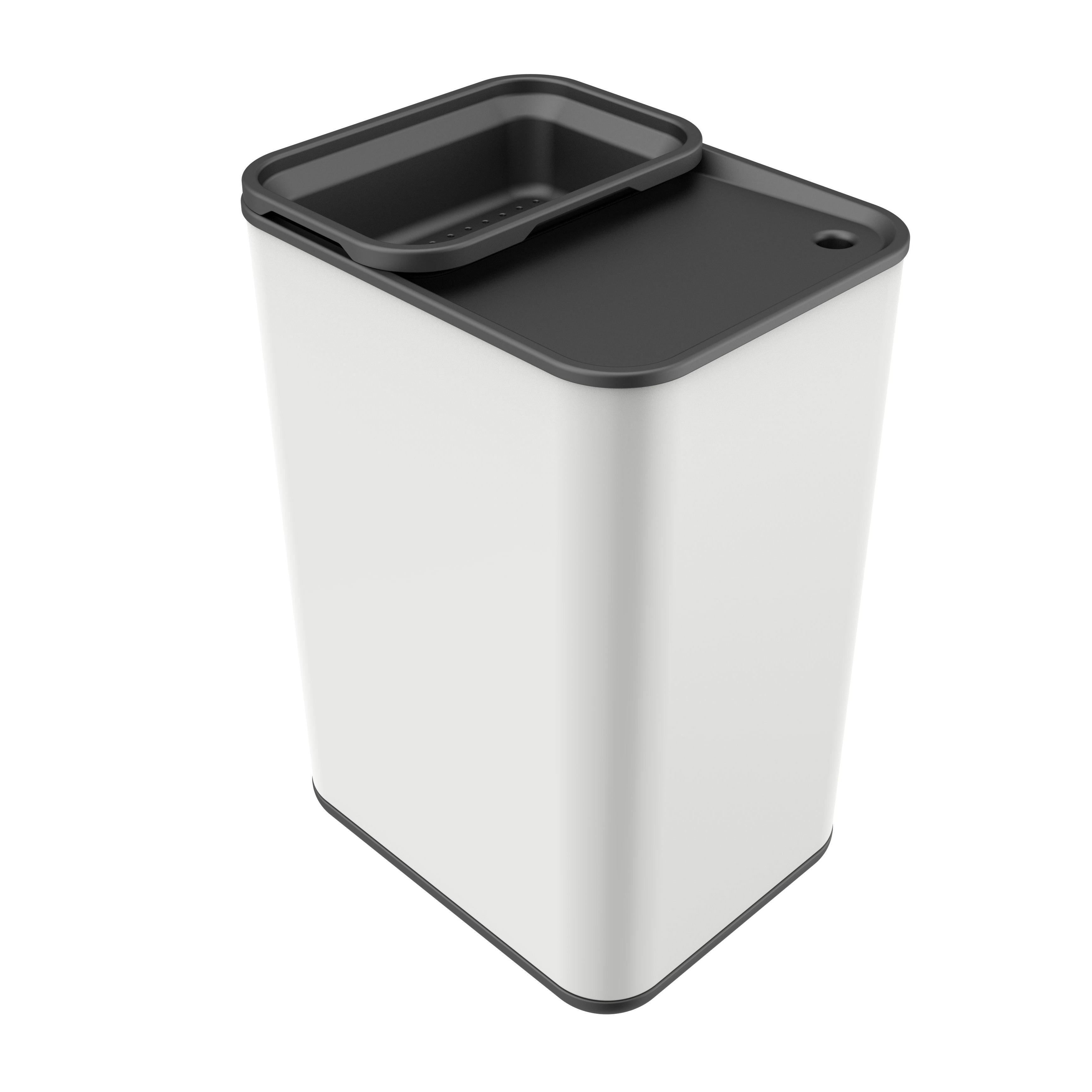 Factory direct sales of small capacity uncovered trash cans, desk office desks, trash cans stainless steel trash can