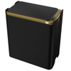 2024 8L Automatic Bathroom Trash Can with Lid Small Slim Electric for Bedroom Living Room Office Black ABS Touchless Trash Can