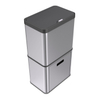 Factory direct sales of small capacity uncovered trash cans, desk office desks, trash cans stainless steel trash can 5538M