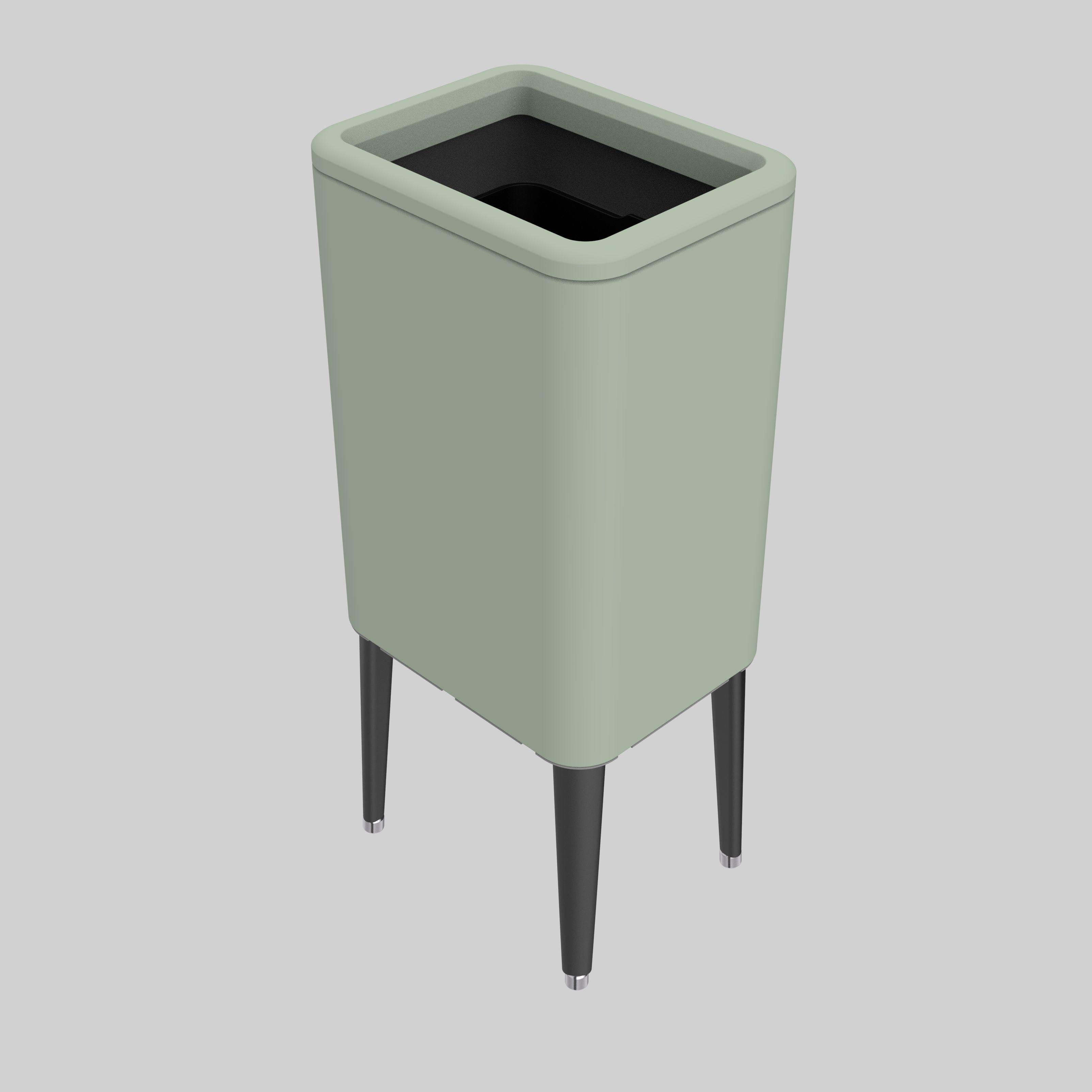 garbage bin for wholesales vacuum formed trash can/trash made in China metal press type garbage can