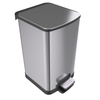 9/12L Factory direct sales foot operated trash cans household office kitchen trash cans Stainless Steel trash can