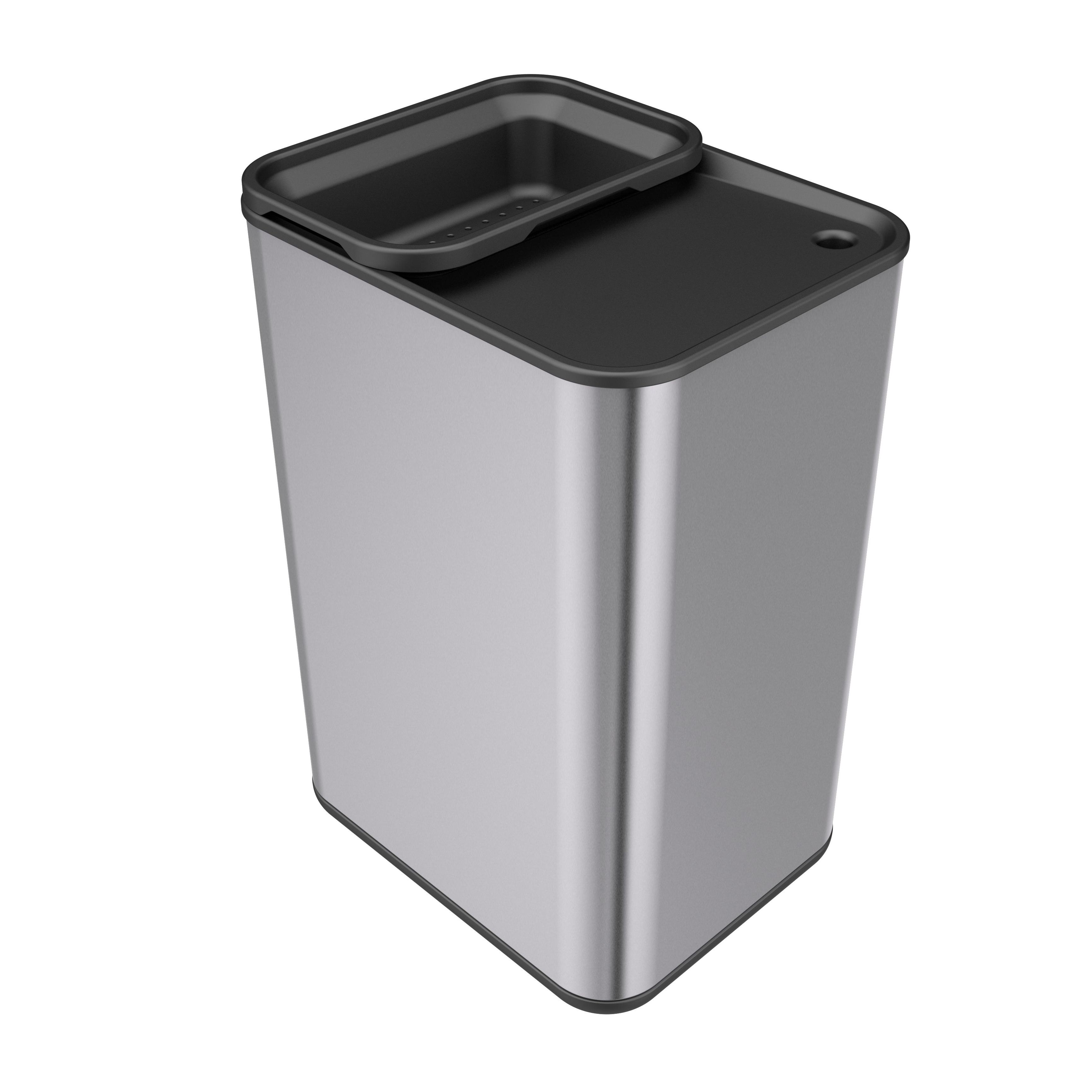 Factory direct sales of small capacity uncovered trash cans, desk office desks, trash cans stainless steel trash can