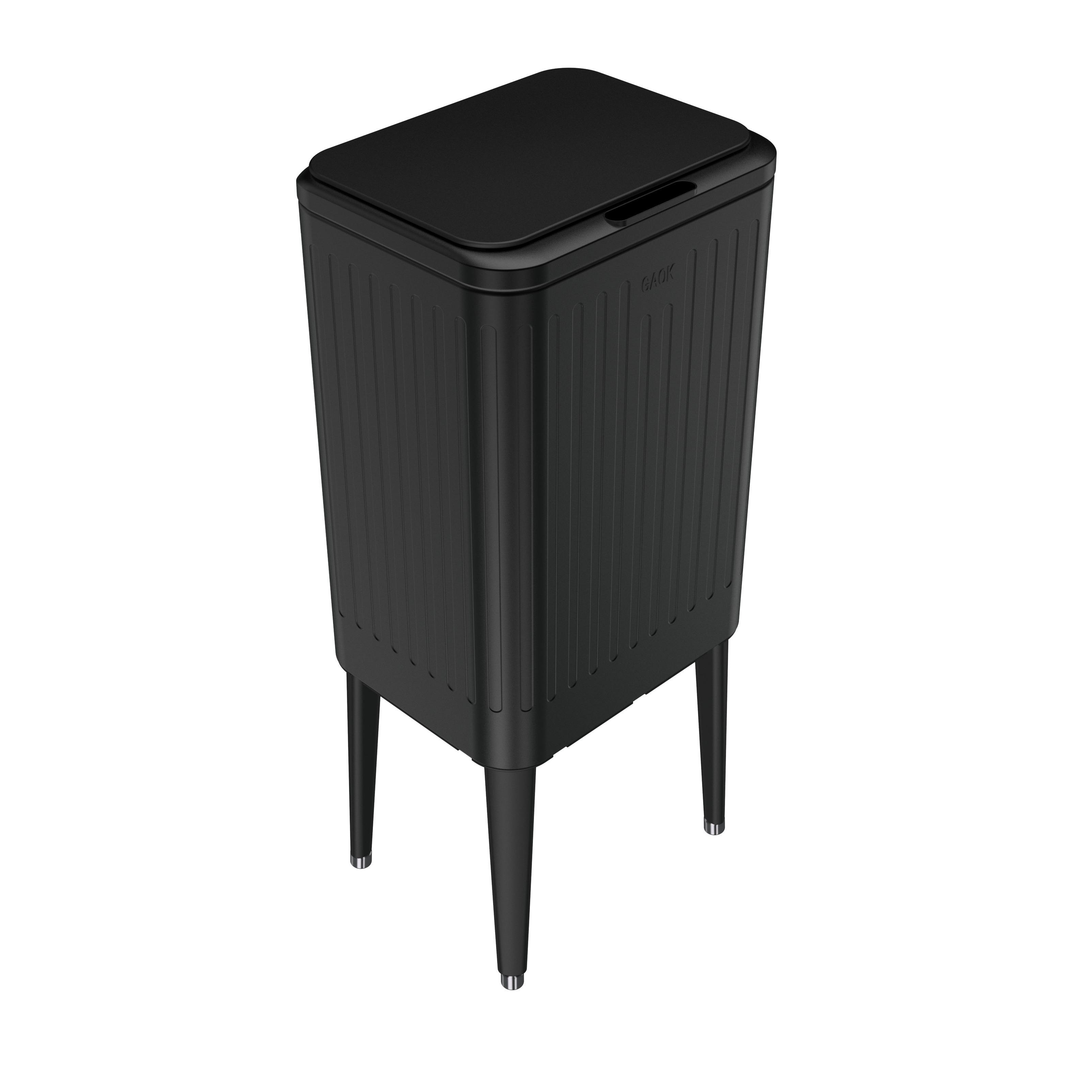 6/9/12L automatic garbage rubbish waste bin sensor dustbin smart stainless steel trash can