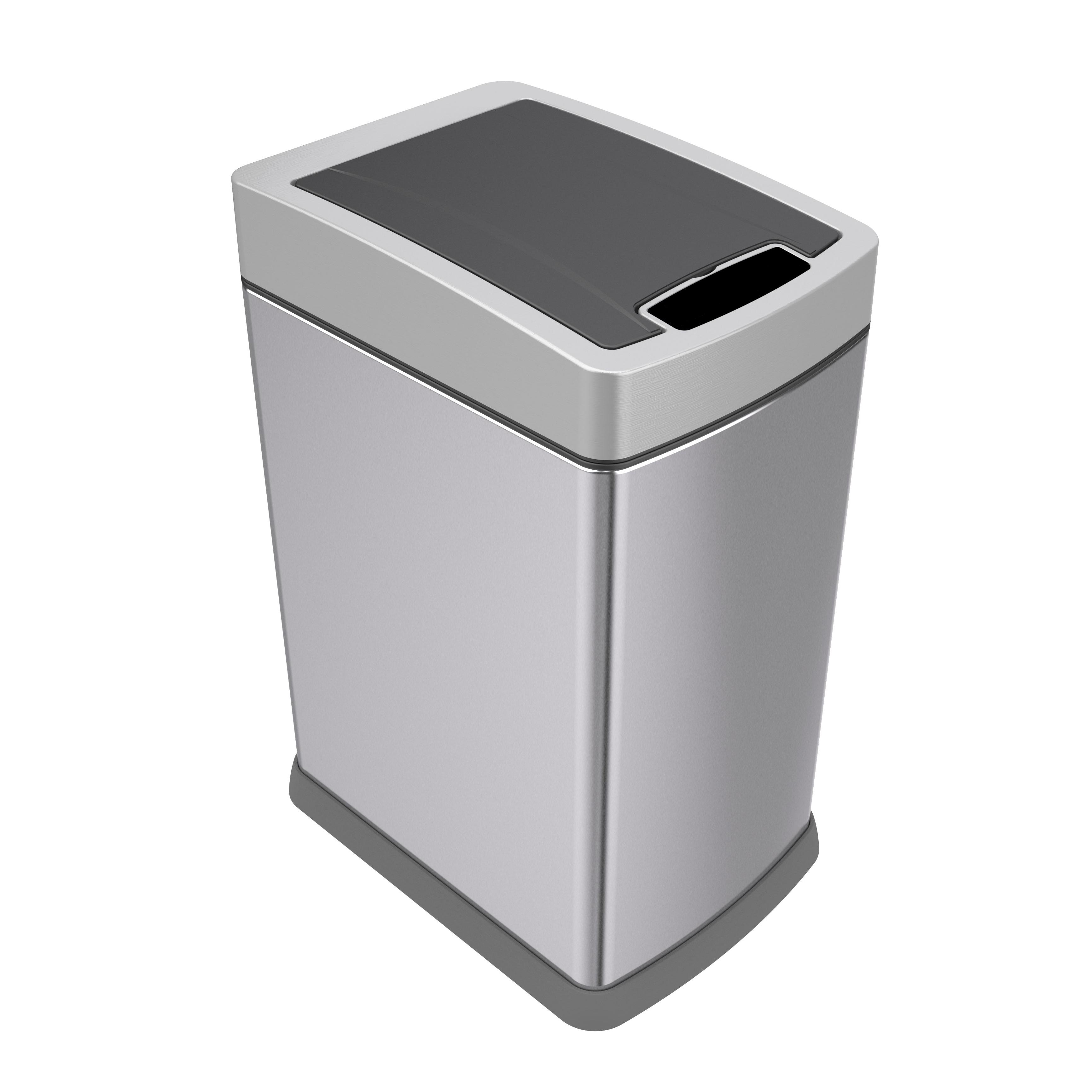 Factory Export High Standard Stainless Steel Intelligent Trash Bin Automatic Garbage Bin