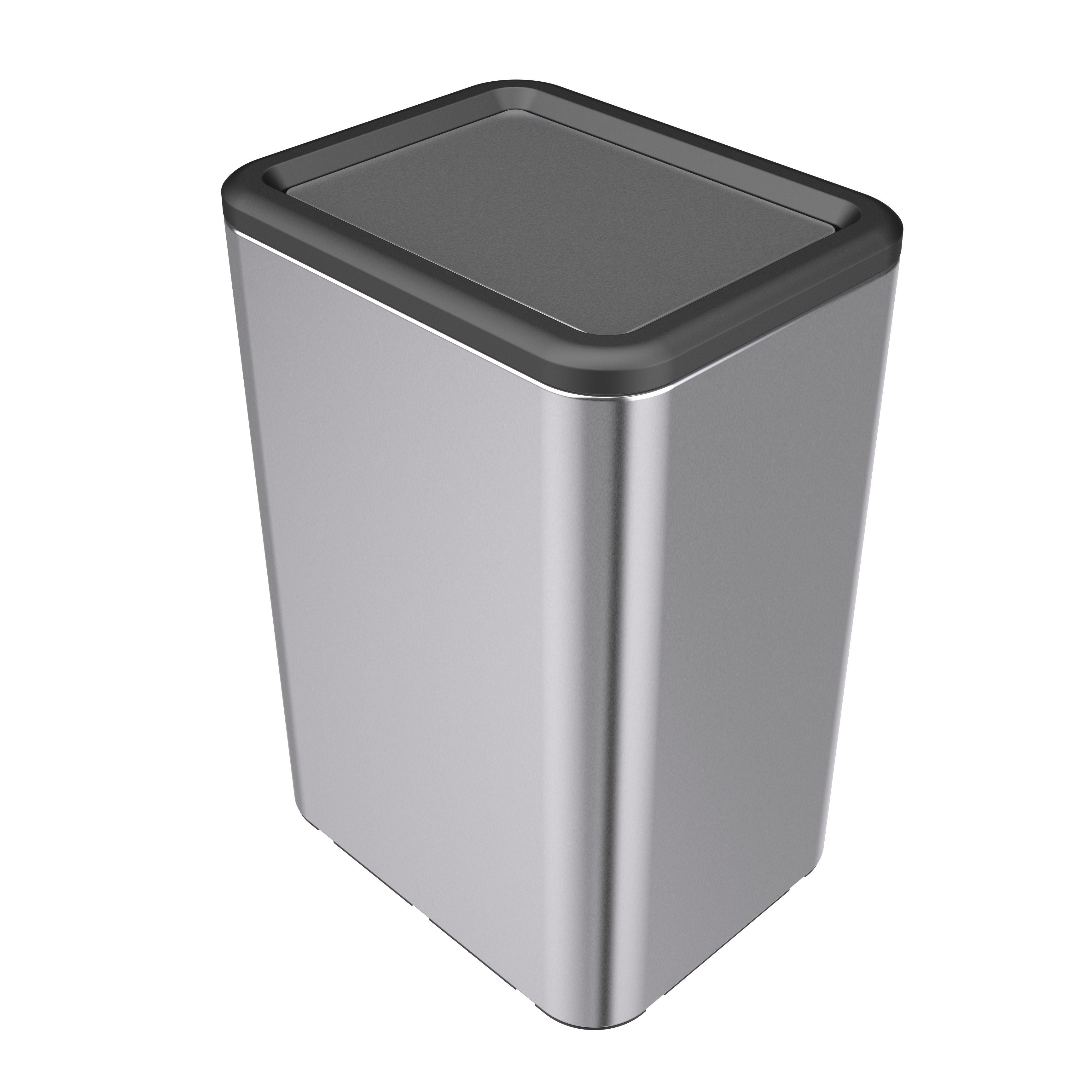 6/9/12/15/20L Classic best-selling style swing lid trash can Women's sanitary napkins trash can stainless steel trash can