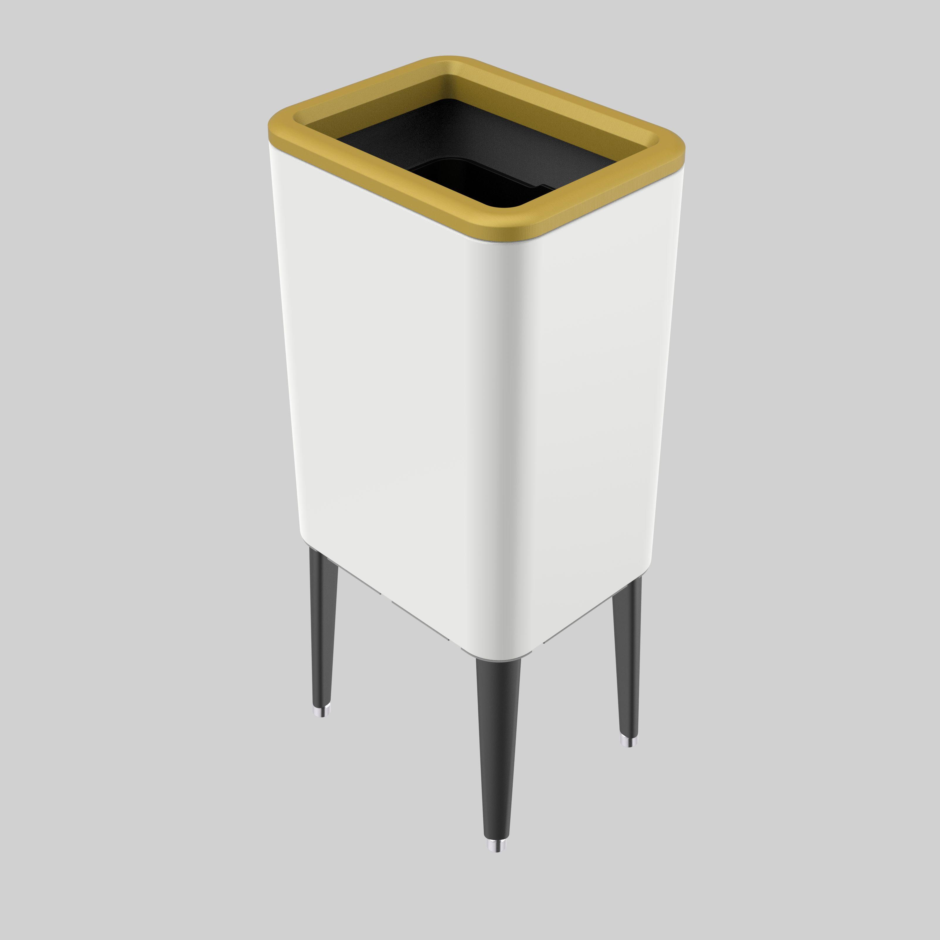 garbage bin for wholesales vacuum formed trash can/trash made in China metal press type garbage can