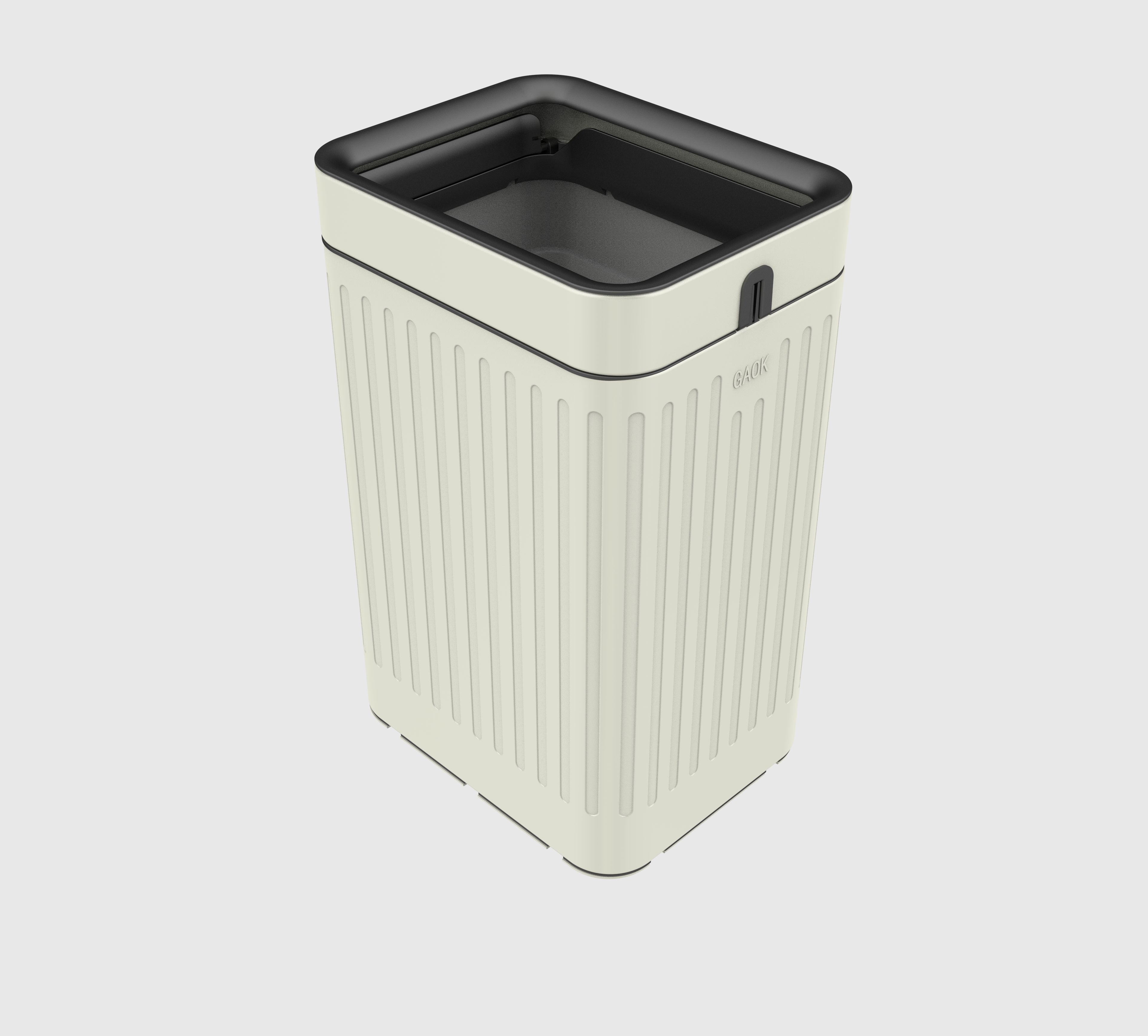 Luxury11/15/19L Lidless Garbage Bin Kitchen Garbage Tissue Under Desk and Narrow Space without lid stainless steel trash can