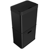 Hot Selling 44L Kitchen Double Layer Cover Household Garbage Bin with Lid Dry and Wet Separation stainless steel trash can