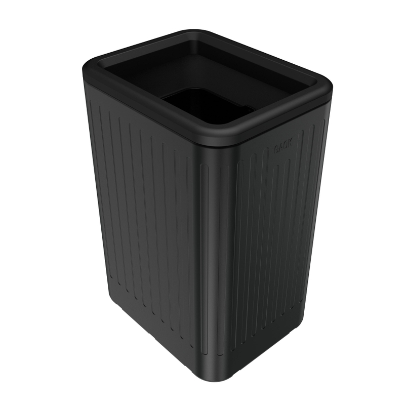 garbage bin for wholesales vacuum formed trash can/trash made in China metal press type garbage can stainless steel trash can