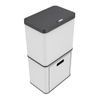 Factory direct sales of small capacity uncovered trash cans, desk office desks, trash cans stainless steel trash can 5538M