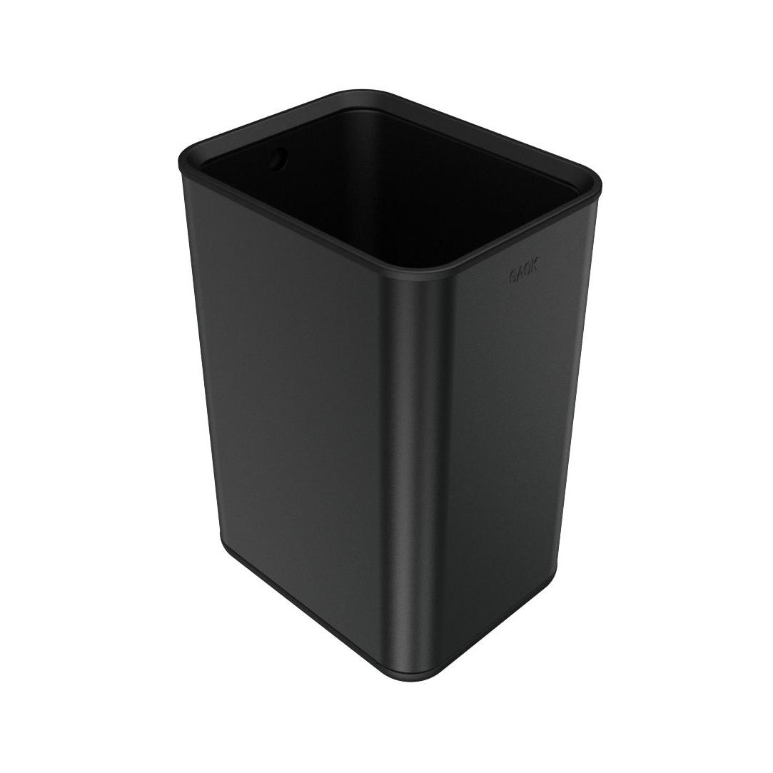 Recyclable Bin Stainless Steel 8L Silver Style Storage Packing Color Bucket Feature Eco Material