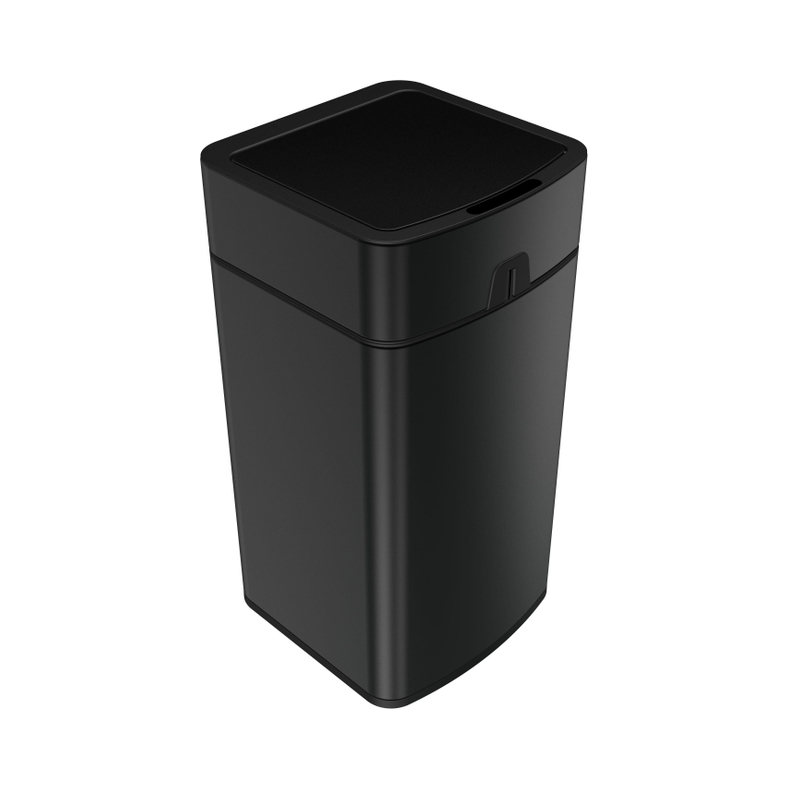 Factory direct eco-friendly touchless automatic sensor 15L garbage bins stainless steel trash can color silver waste bin