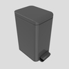 Hot sales Space-Efficient Fits Under Desk and Narrow Spaces in Commercial Office Kitchen pedal stainless steel trash can