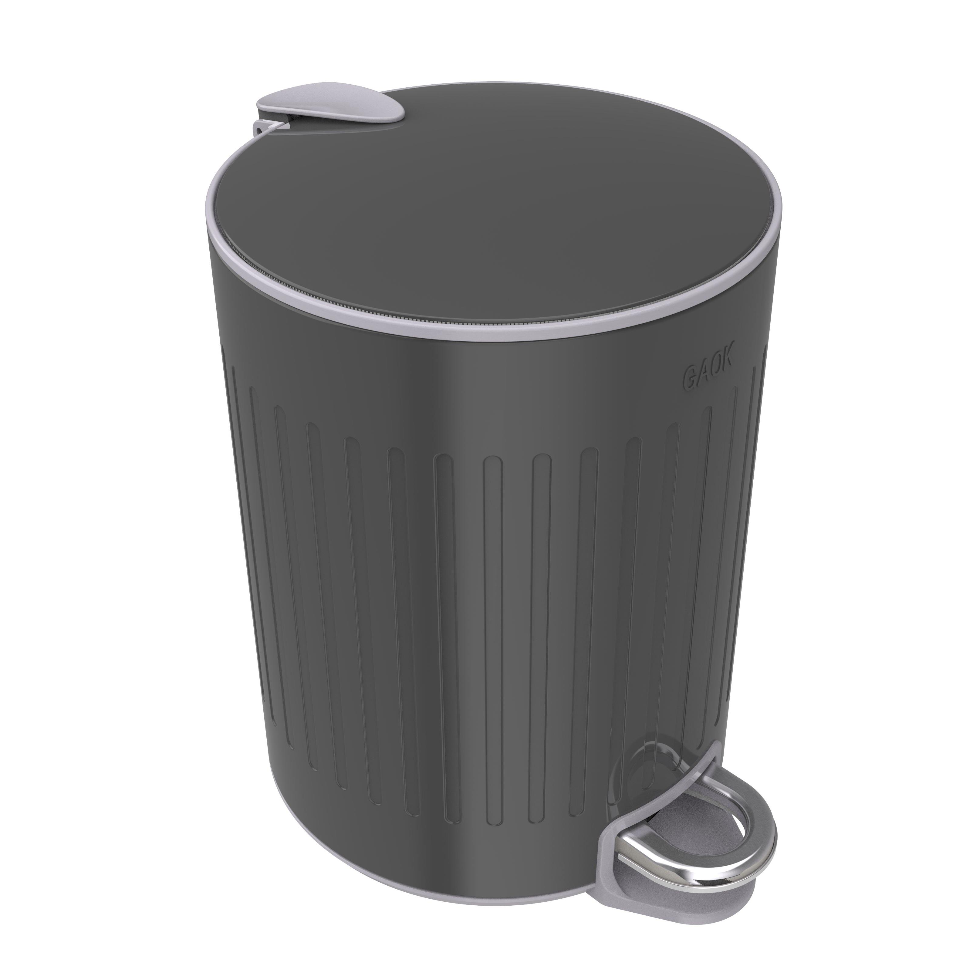 Eco Home Custom Modern Durable Outdoor Plastic Trash Waste Bin Dustbin Waste Container Square Plastic Cover Top Style Storage