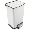 15L/20L Factory direct sales foot operated trash cans steel pedal trash can kitchen waste bin stainless steel trash can