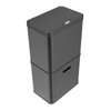 Factory direct sales of small capacity uncovered trash cans, desk office desks, trash cans stainless steel trash can 5538M