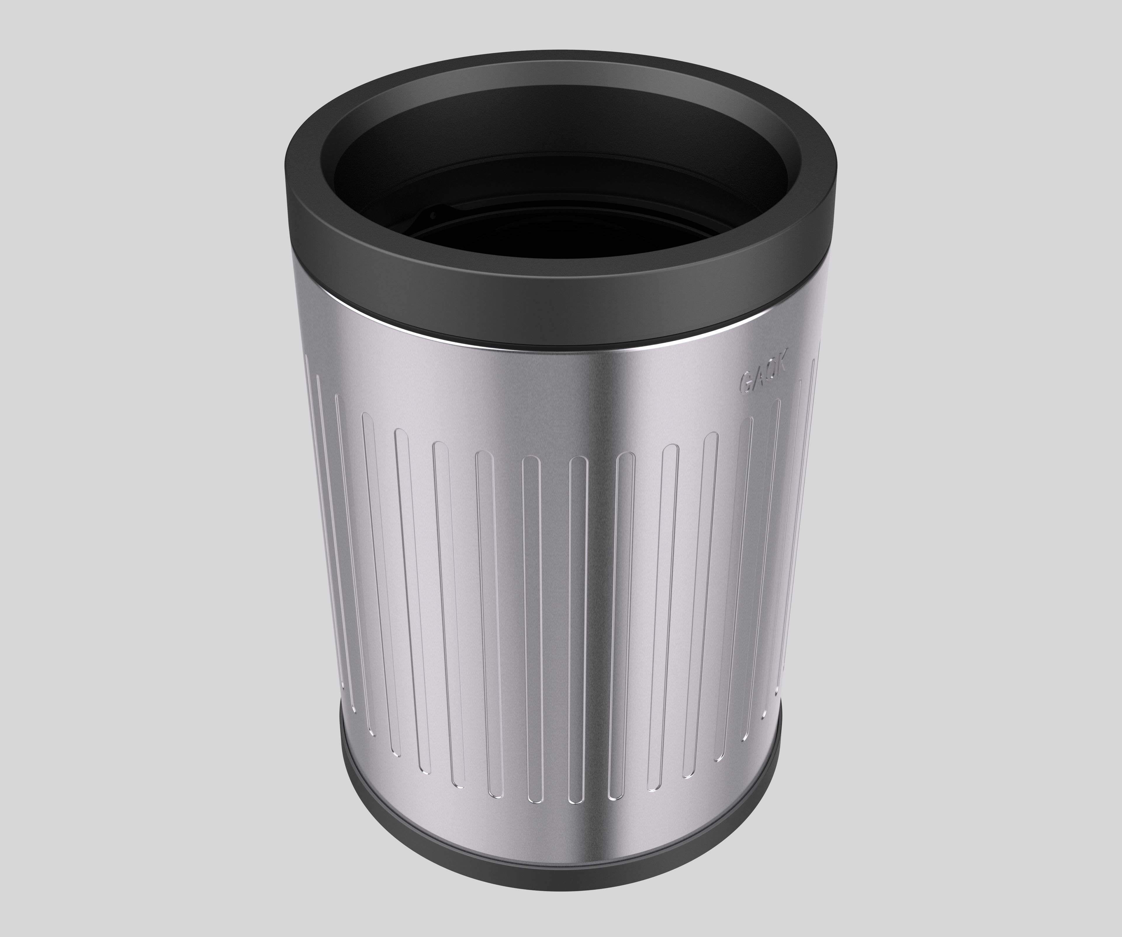 High quality dustbin Hongkong style Waste Management Toilet Stainless Steel open top Waste Bin stainless steel trash can