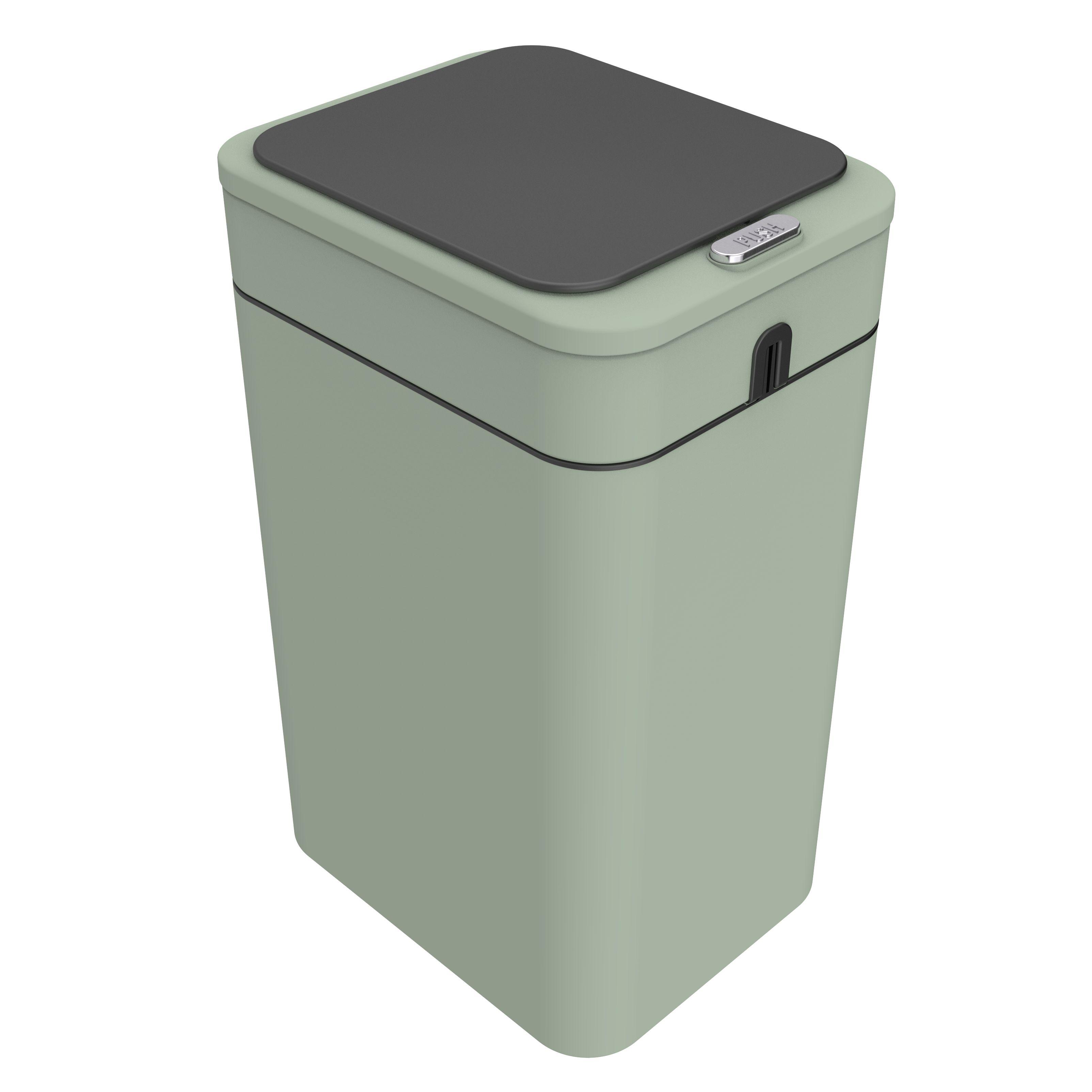 garbage bin for wholesales vacuum formed trash can/trash made in China metal press type garbage stainless steel trash can